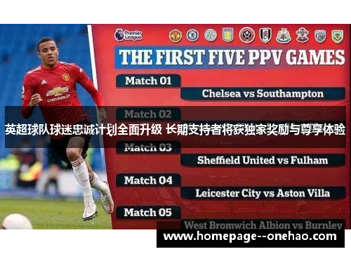 英超球队球迷忠诚计划全面升级 长期支持者将获独家奖励与尊享体验