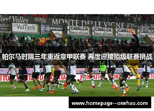 帕尔马时隔三年重返意甲联赛 再度迎接顶级联赛挑战